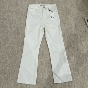 Zara mini flare jean